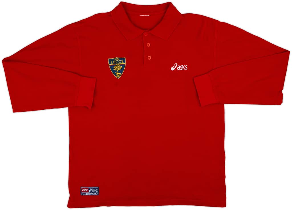 2005-06 Lecce Asics L/S Polo Shirt - 7/10 - (L)