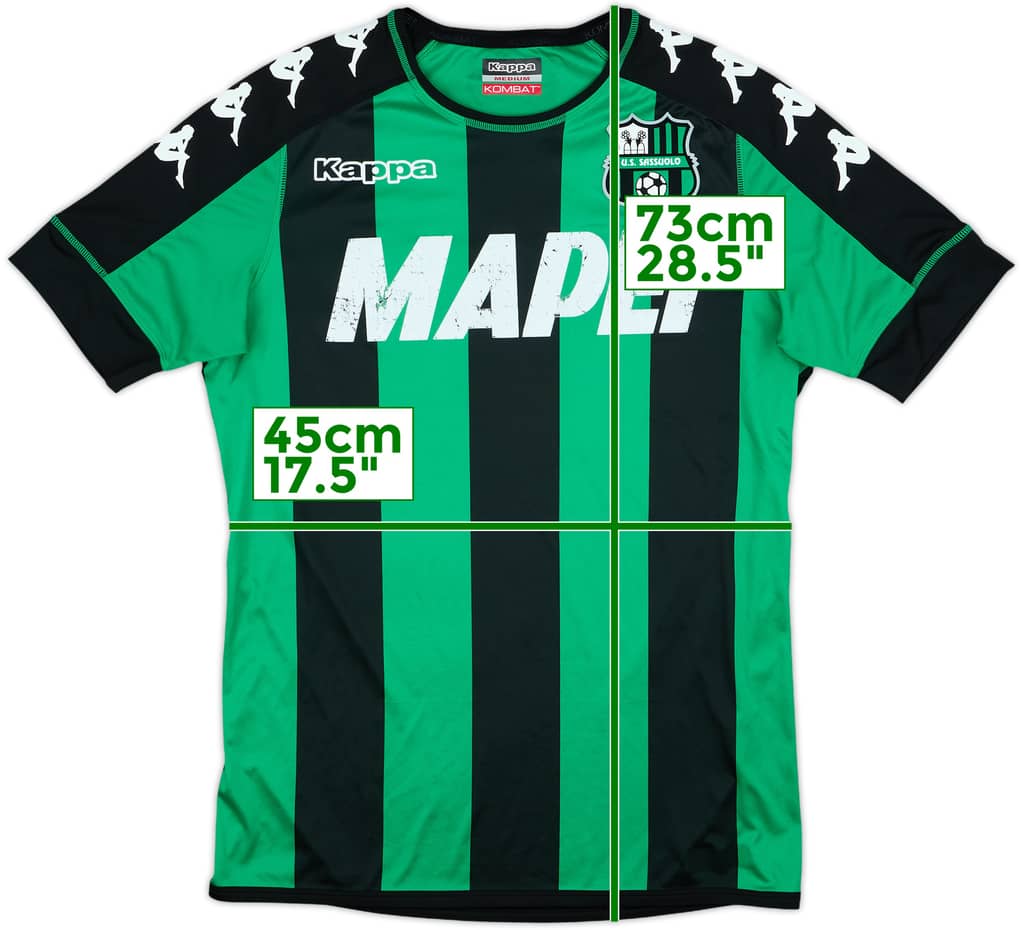 2016-17 Sassuolo Home Shirt - 6/10 - (M)