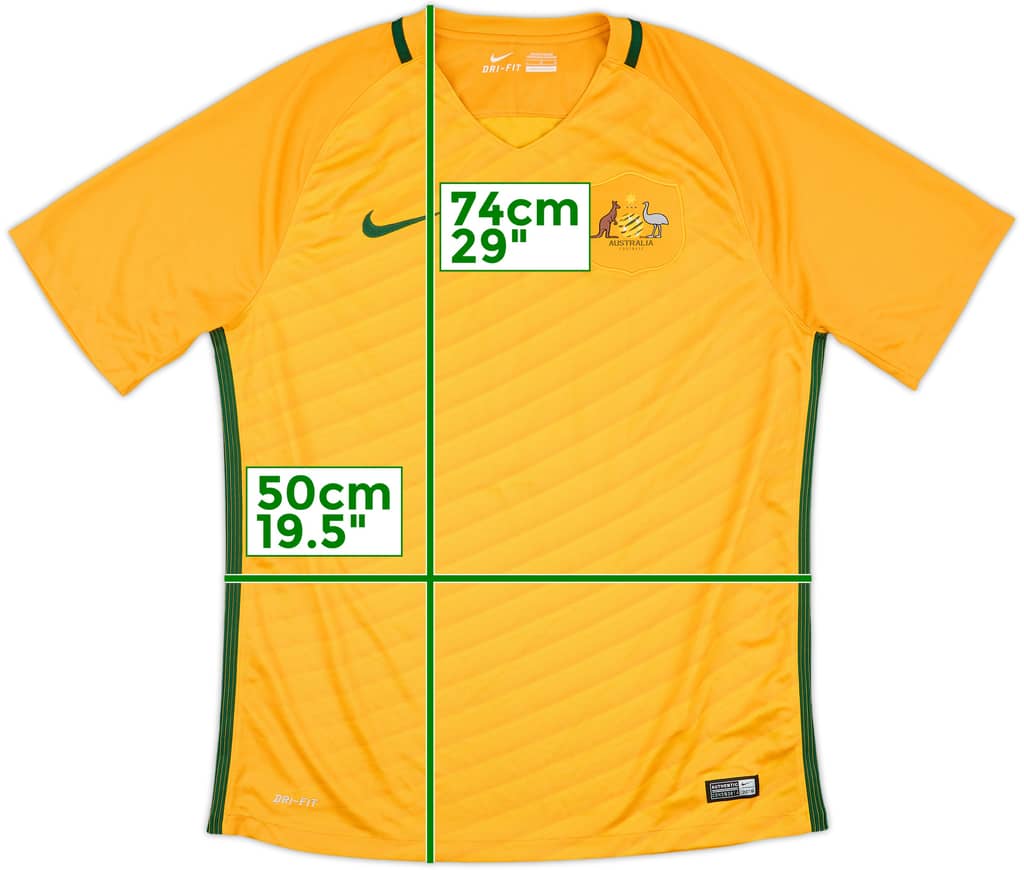 2016-17 Australia Home Shirt - 10/10 - (L)