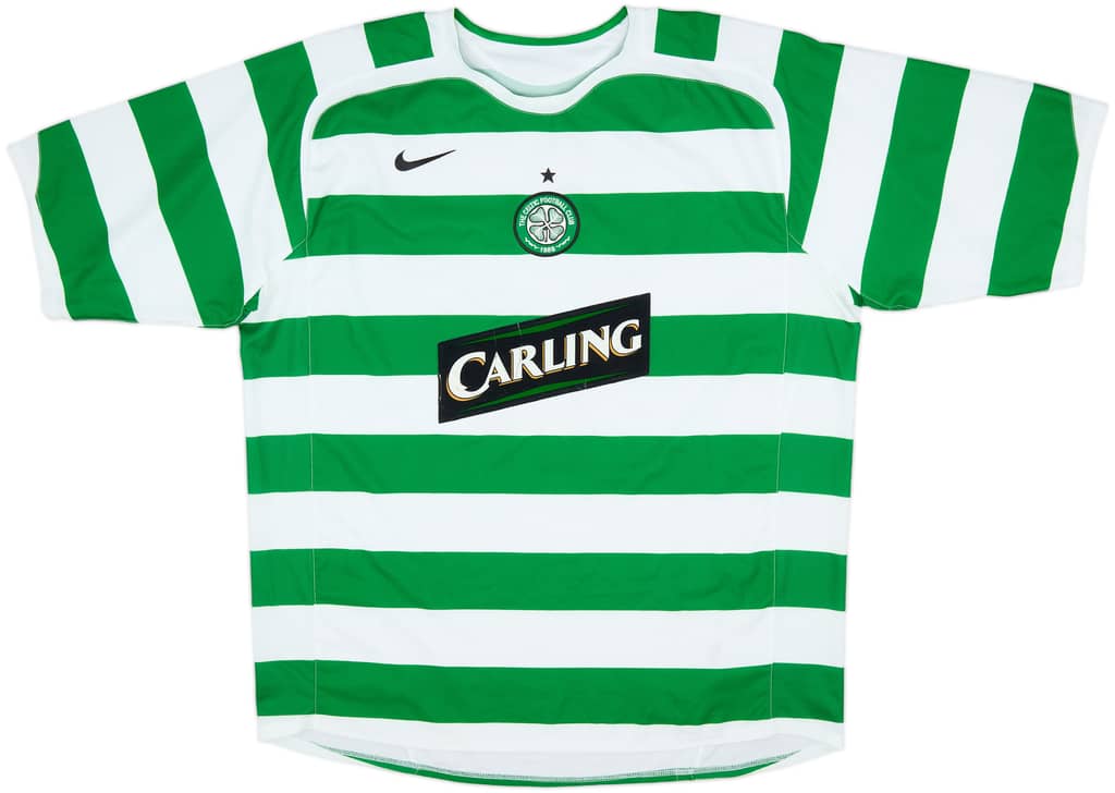 2005-07 Celtic Home Shirt - 5/10 - (XXL)