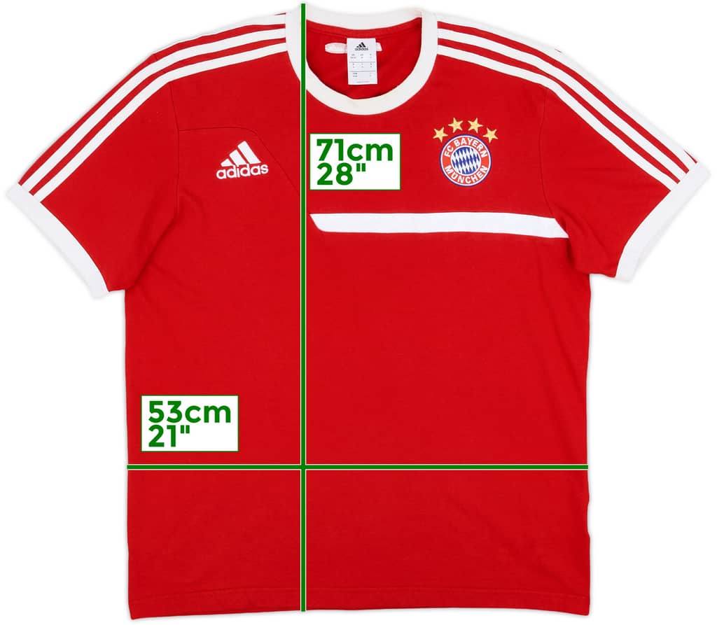 2013-14 Bayern Munich adidas Cotton Tee - 6/10 - (M/L)