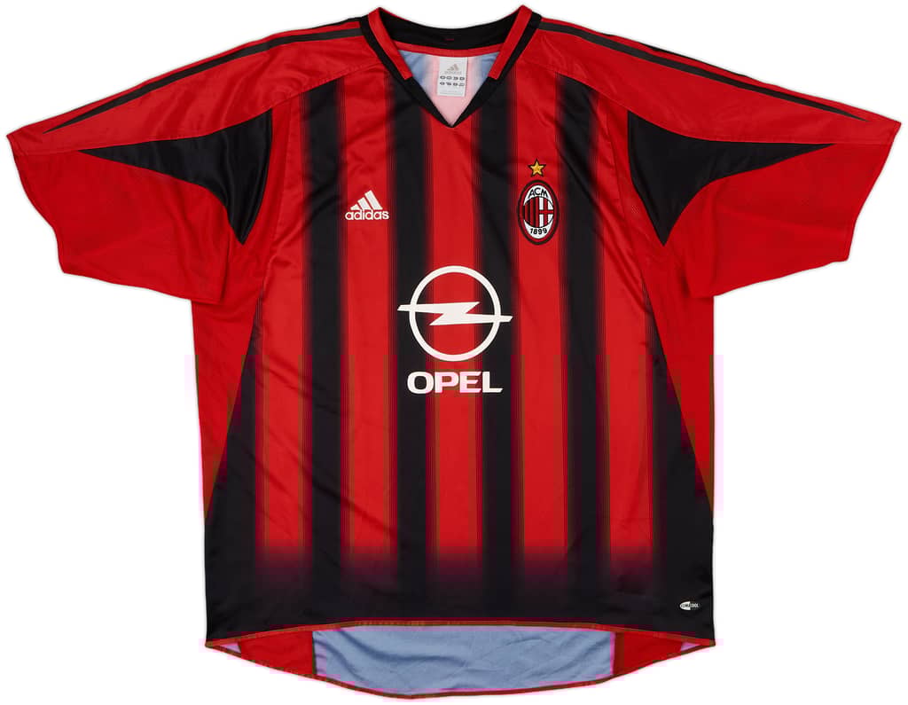 2004-05 AC Milan Home Shirt - 9/10 - (XL)