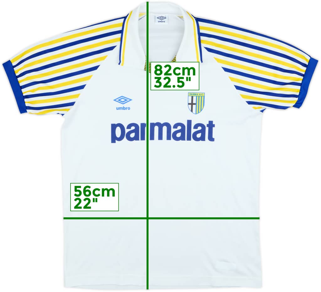 1990-91 Parma Basic Home Shirt - 8/10 - (L)
