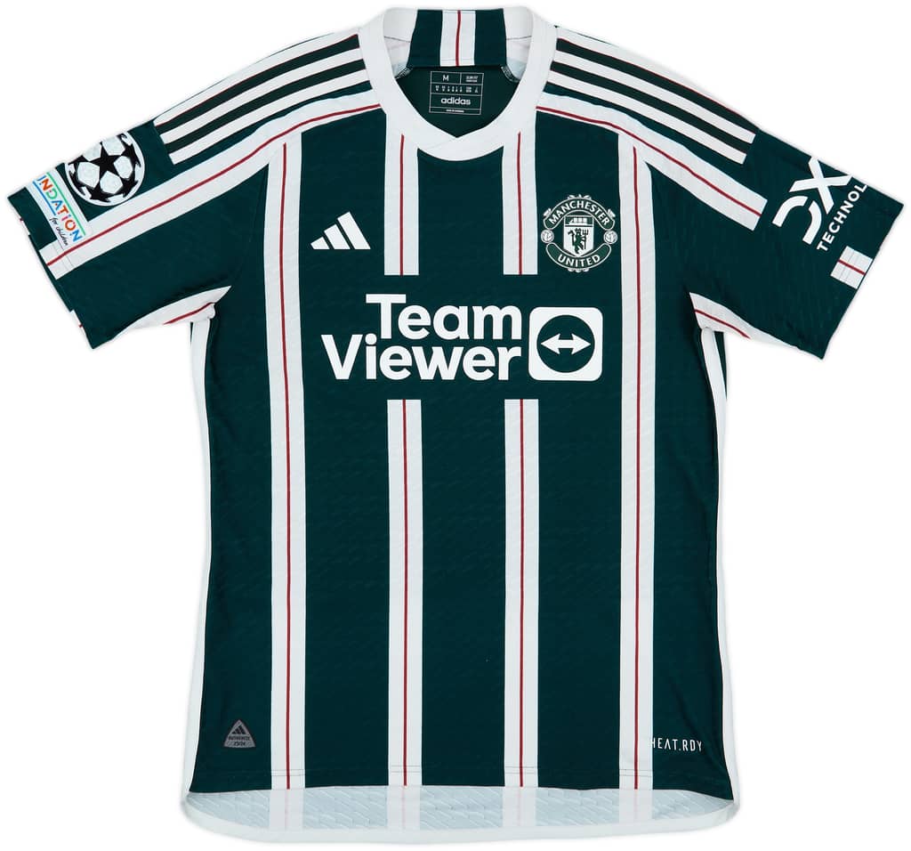 2023-24 Manchester United Authentic Away Shirt - 9/10 - (M)