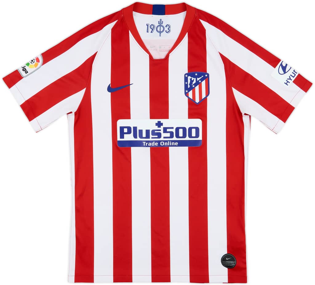 2019-20 Atletico Madrid Home Shirt - 9/10 - (S)