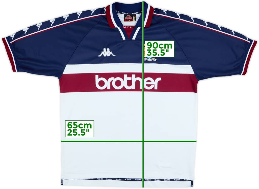 1997-98 Manchester City Away Shirt - 9/10 - (XL)