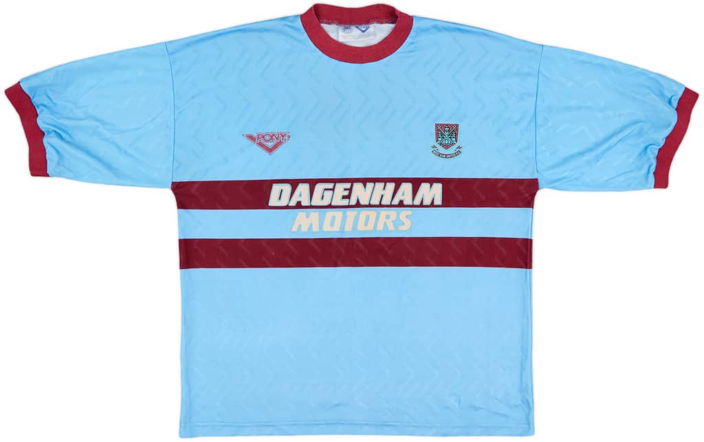 1993-95 West Ham Away Shirt - 8/10 - (XL)
