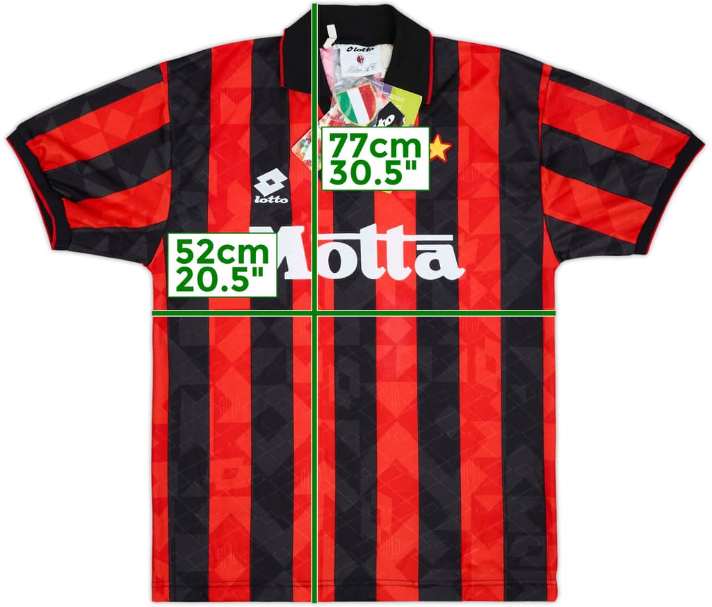 1993-94 AC Milan Home Shirt (M)