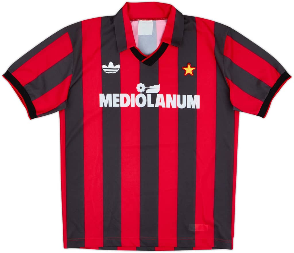 1990-91 AC Milan Home Shirt - 8/10 - (M)