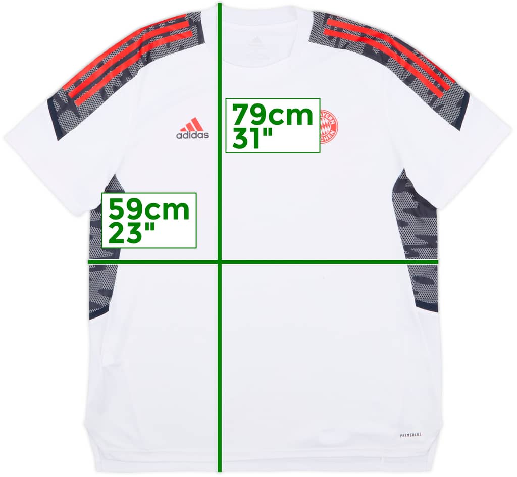 2021-22 Bayern Munich adidas Training Shirt - 7/10 - (XL)
