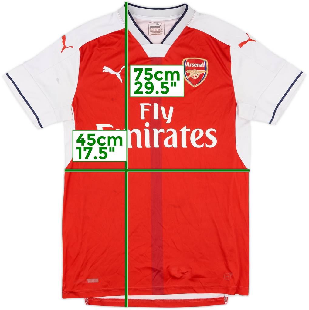 2016-17 Arsenal Home Shirt - 5/10 - (S)