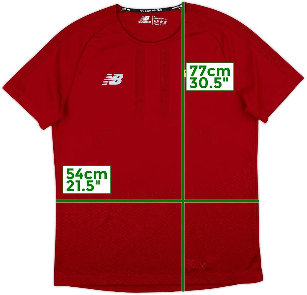 2021-22 Roma New Balance Training Shirt - 8/10 - (XL)