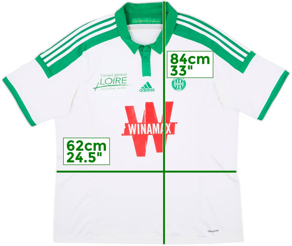 2014-15 Saint Etienne Away Shirt - 7/10 - (XXL)