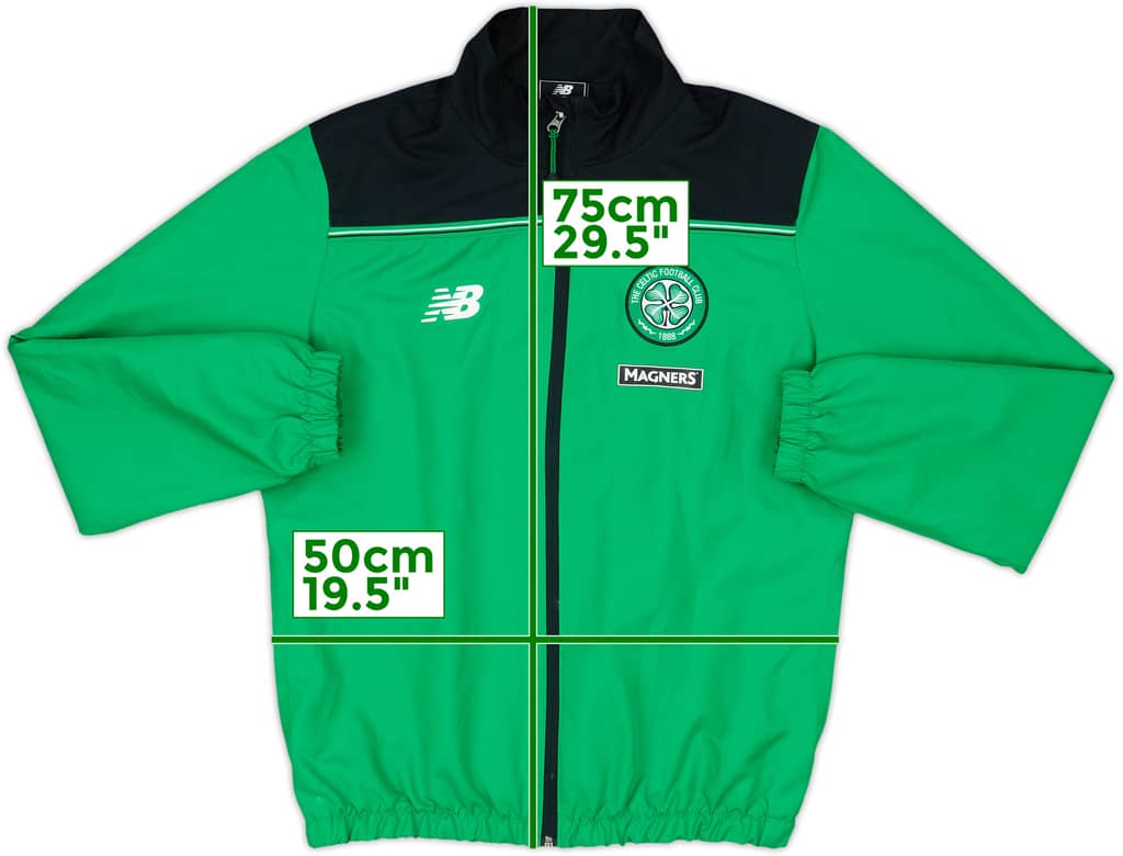 2015-16 Celtic New Balance Track Jacket - 8/10 - (S)
