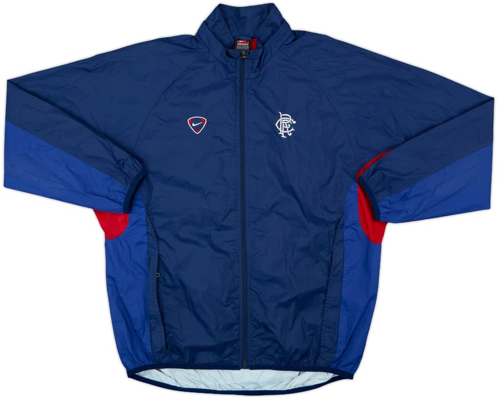 2000-01 Rangers Nike Rain Jacket - 8/10 - (XL)