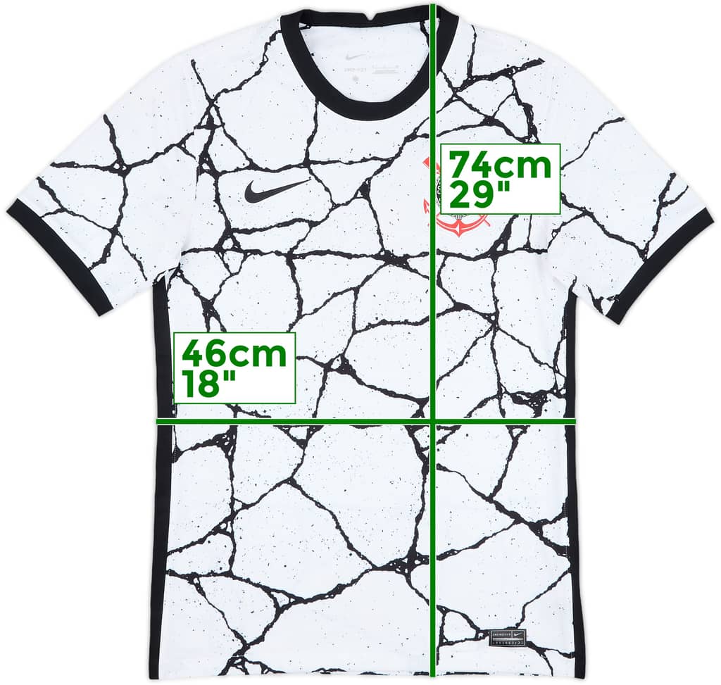 2021 Corinthians Home Shirt - 8/10 - (S)