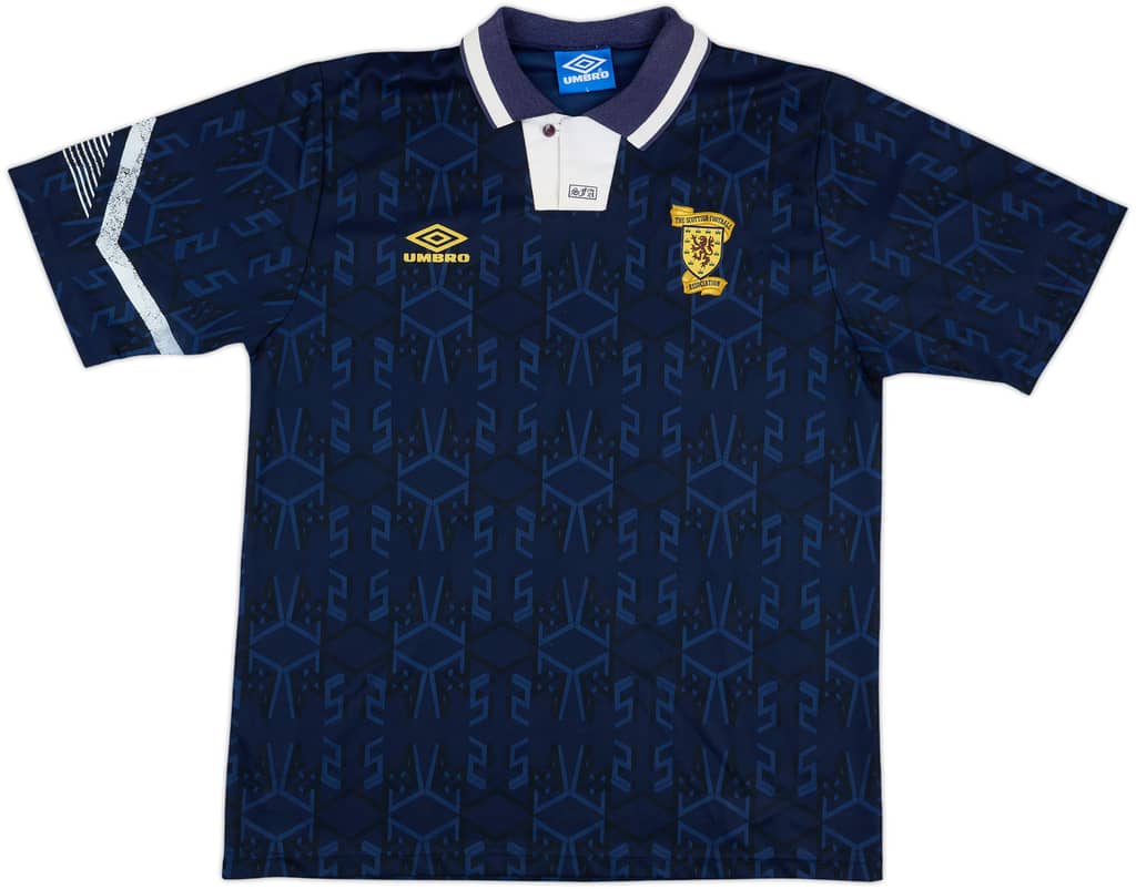 1991-94 Scotland Home Shirt - 8/10 - (L)