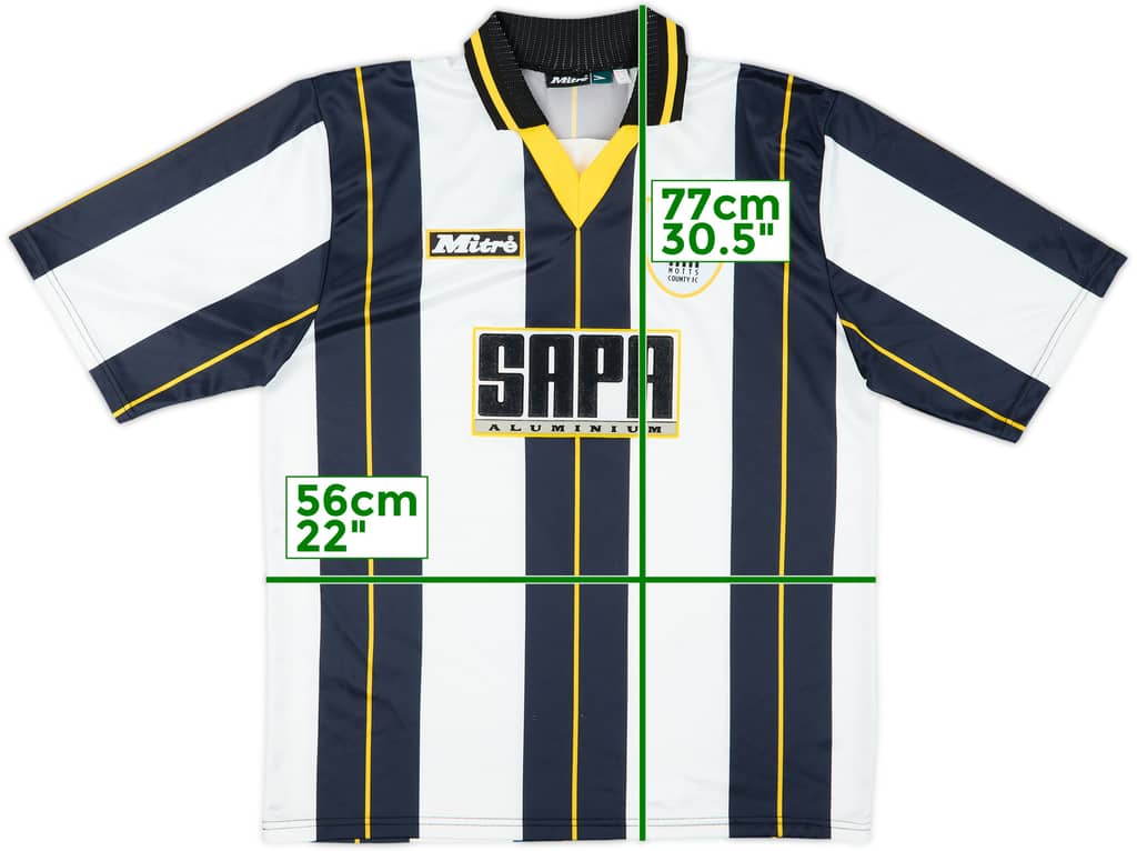 1996-97 Notts County Home Shirt - 9/10 - (L)