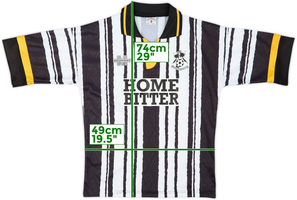 1993-94 Notts County Home Shirt - 9/10 - (M)
