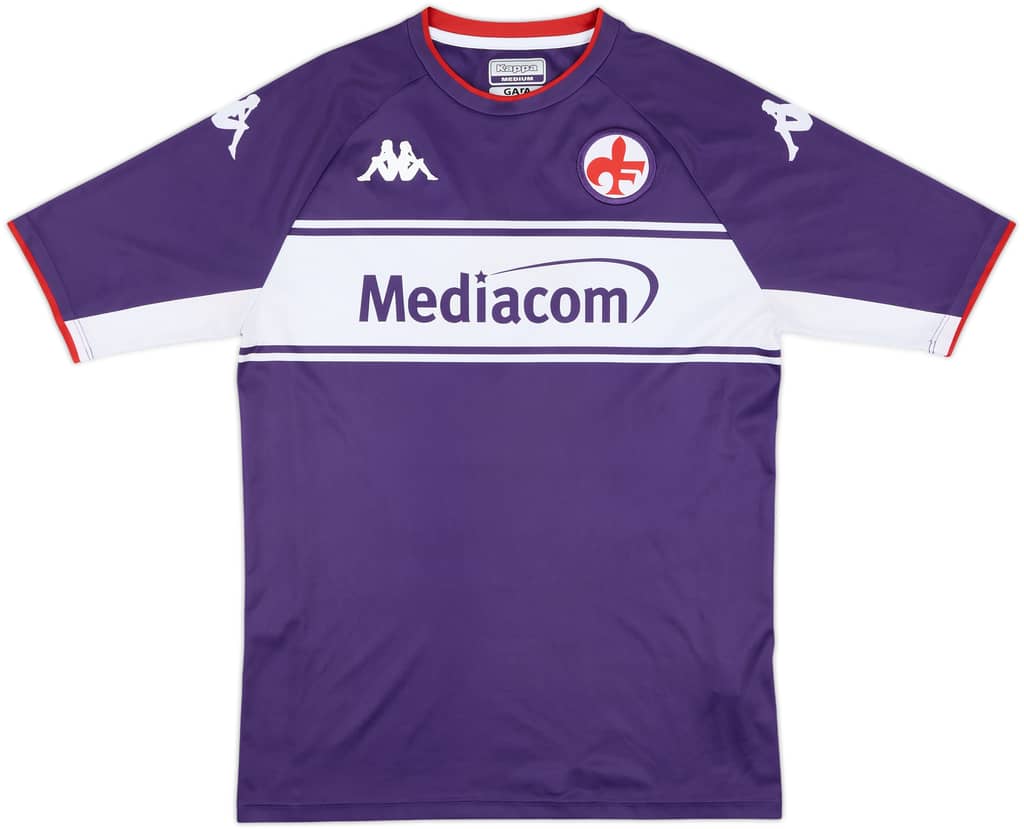 2021-22 Fiorentina Basic Home Shirt - 9/10 - (M)