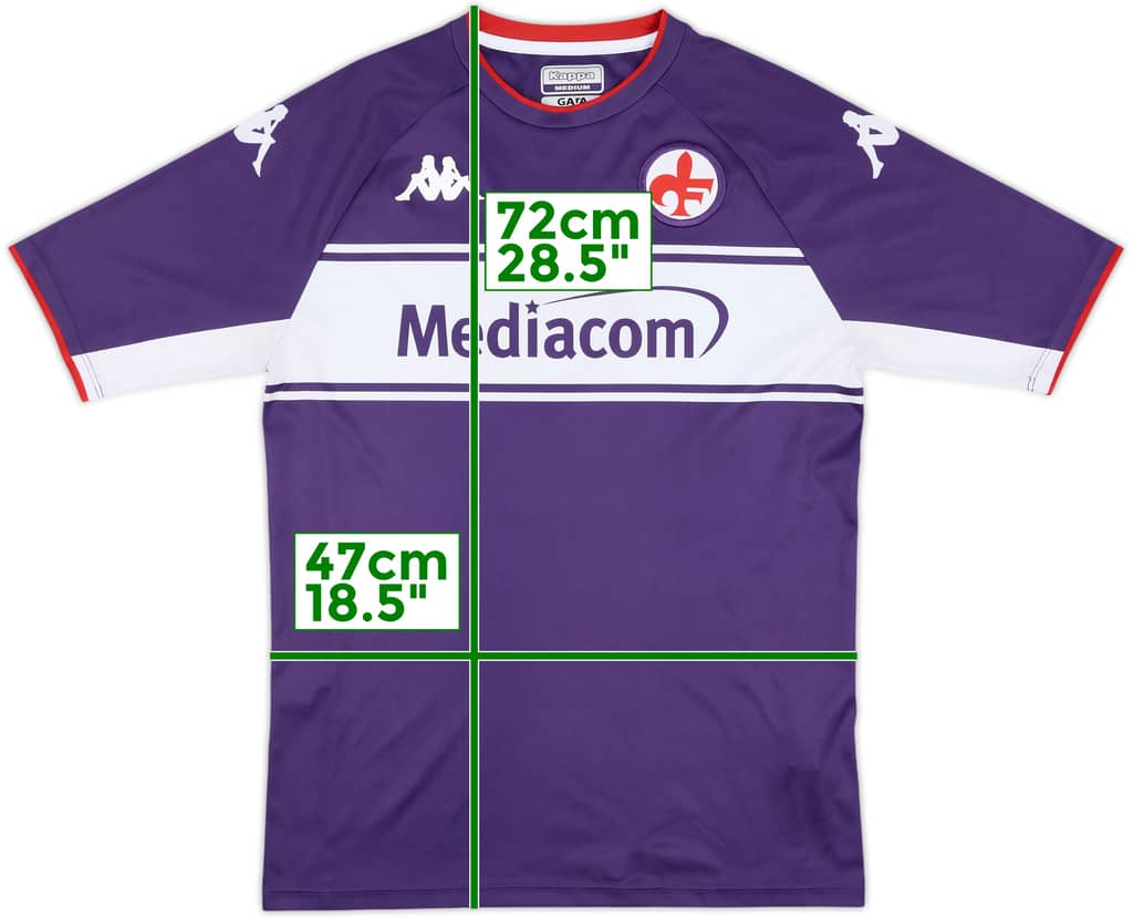 2021-22 Fiorentina Basic Home Shirt - 9/10 - (M)