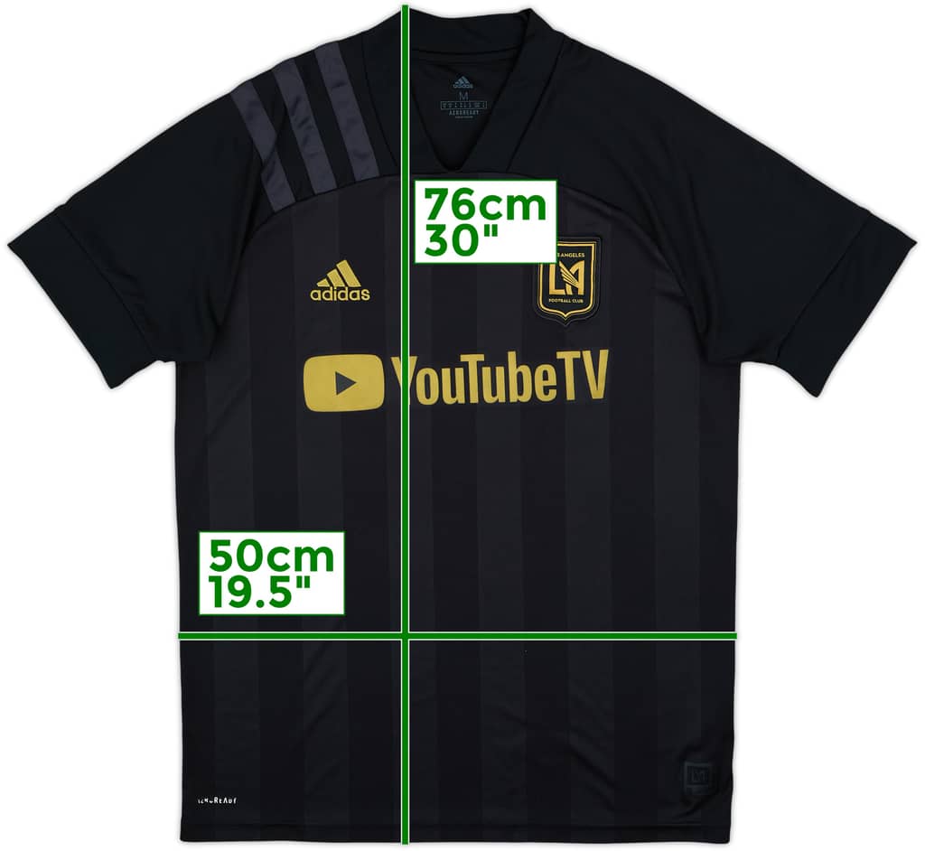 2020 LA FC Home Shirt - 8/10 - (M)