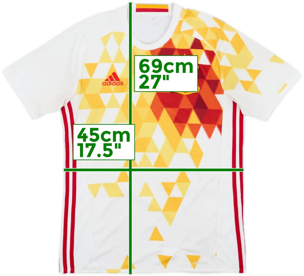 2016-17 Spain Away Shirt - 8/10 - (S)