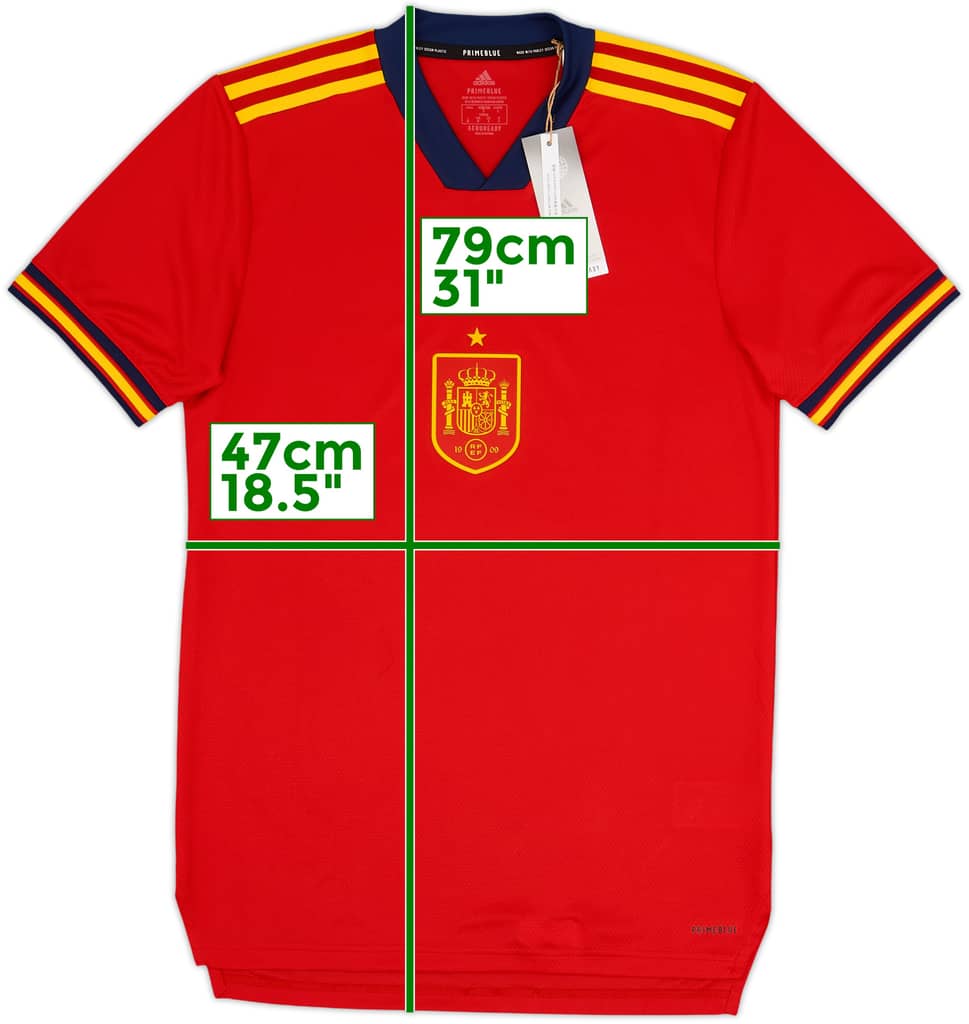2022-23 Spain Women Home Shirt (Men's S)
