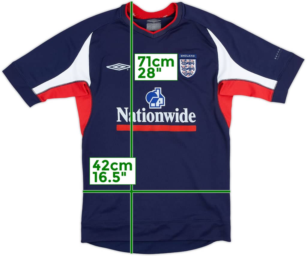 2002-04 England Umbro Training Shirt - 8/10 - (S)
