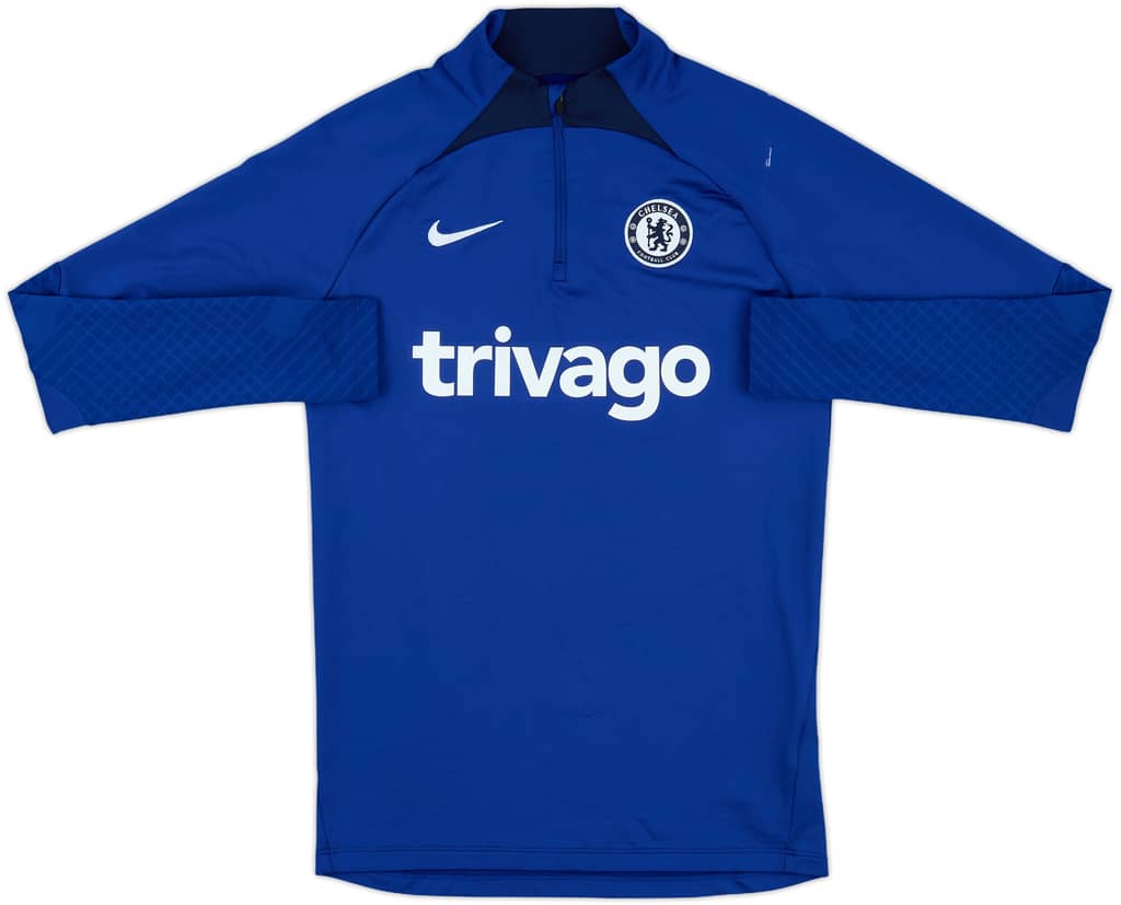 2022-23 Chelsea Nike 1/4 Zip Training Top - 8/10 - (S)
