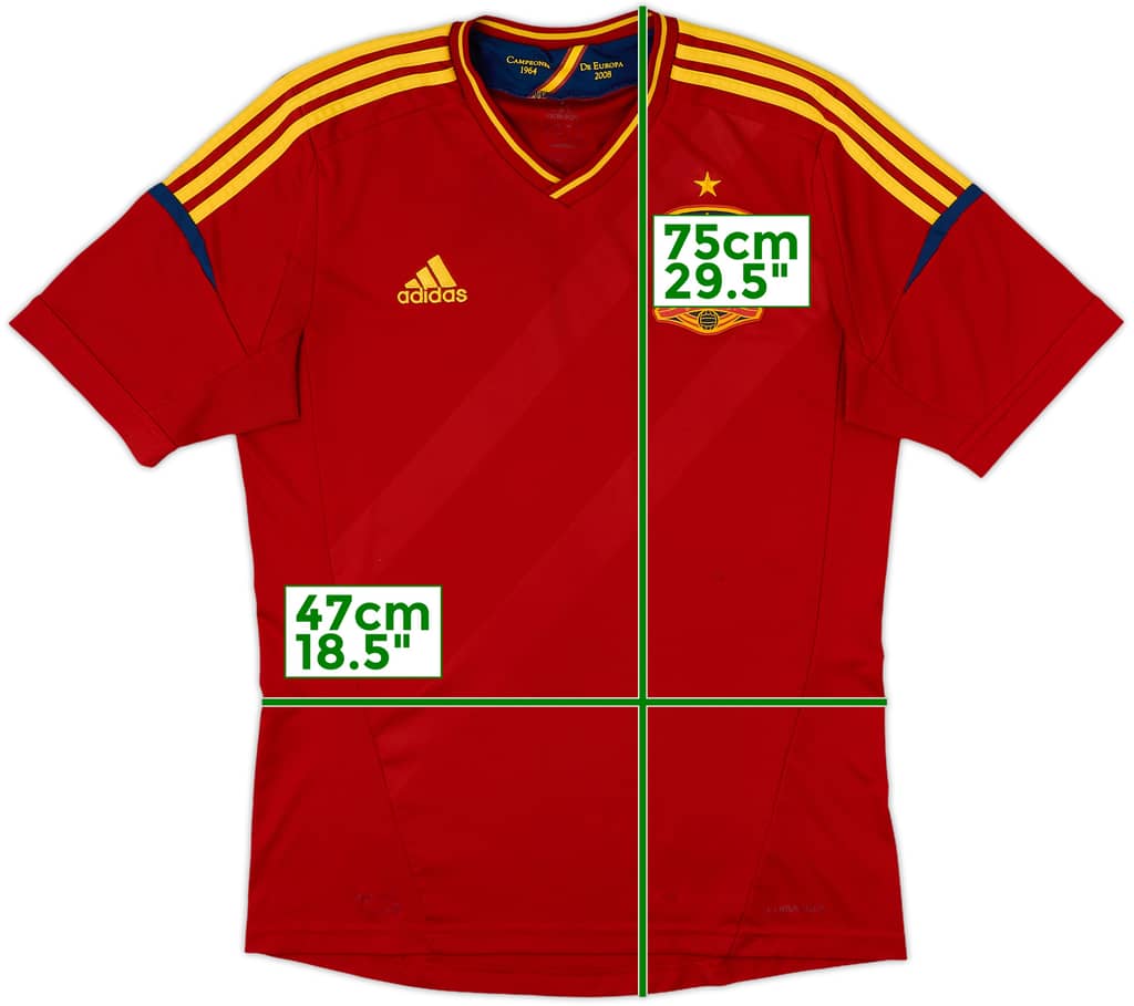 2011-12 Spain Home Shirt - 8/10 - (M)