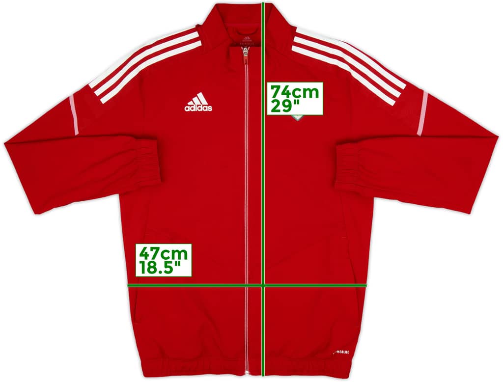 2021-22 Wales adidas Track Jacket - 10/10 - (S)