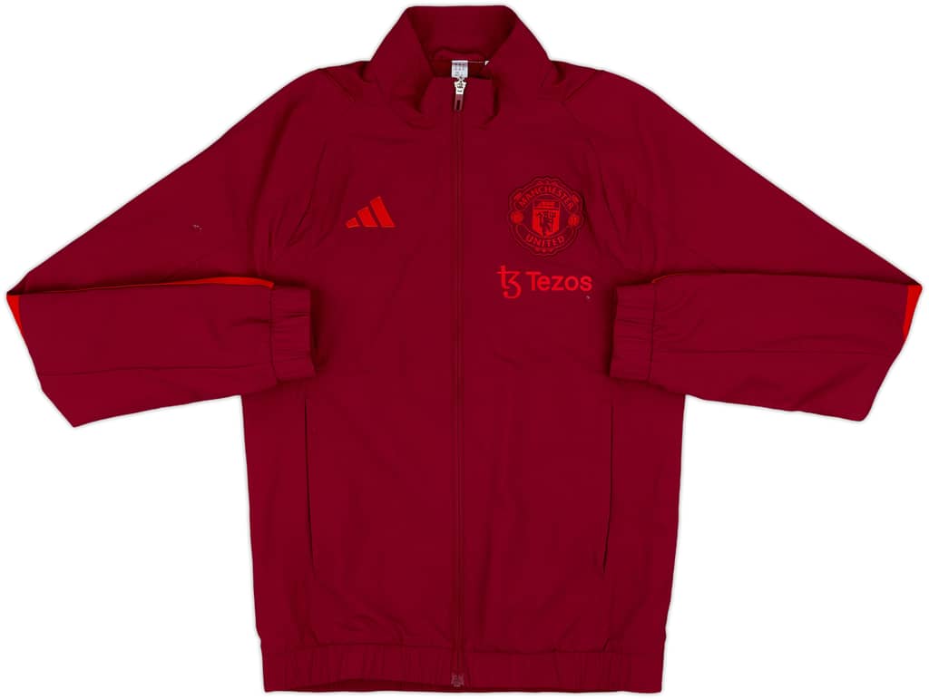 2023-24 Manchester United adidas Track Jacket - 9/10 - (XS)