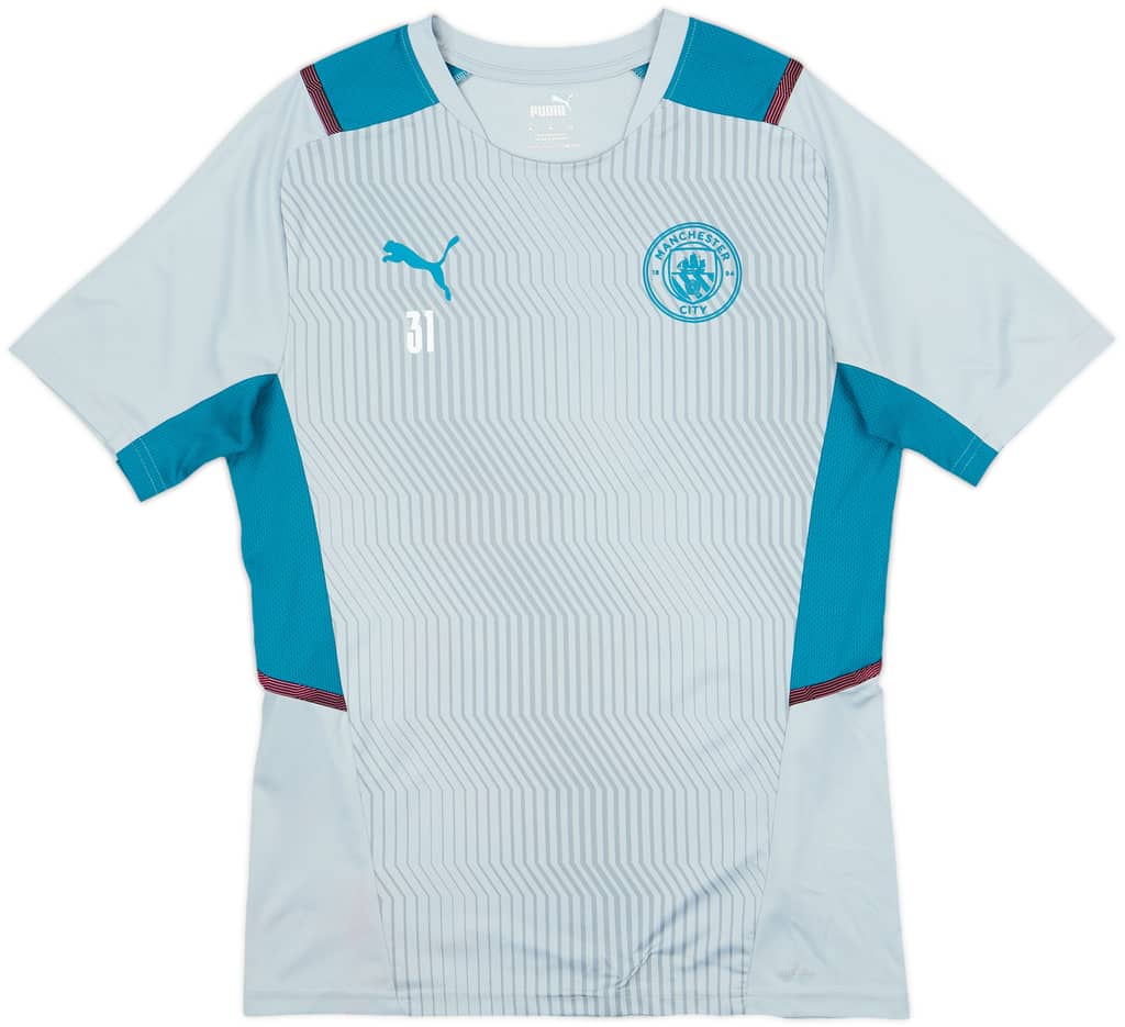 2021-22 Manchester City Player Issue Puma Training Shirt #31 - 8/10 - (M)