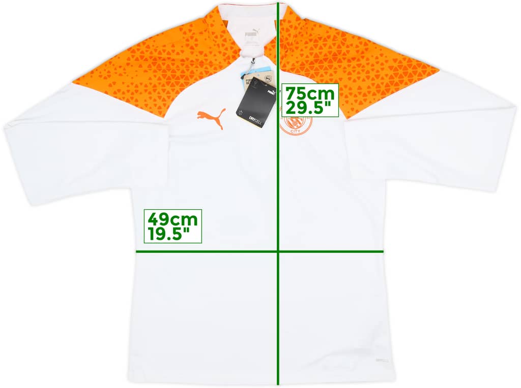 2023-24 Manchester City Puma 1/4 Zip Drill Top (L)