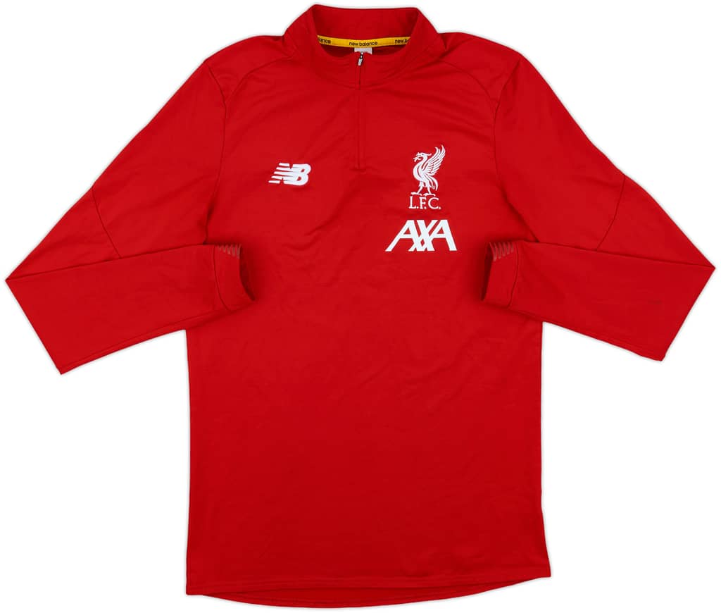 2019-20 Liverpool New Balance 1/4 Zip Training Top - 8/10 - (M)