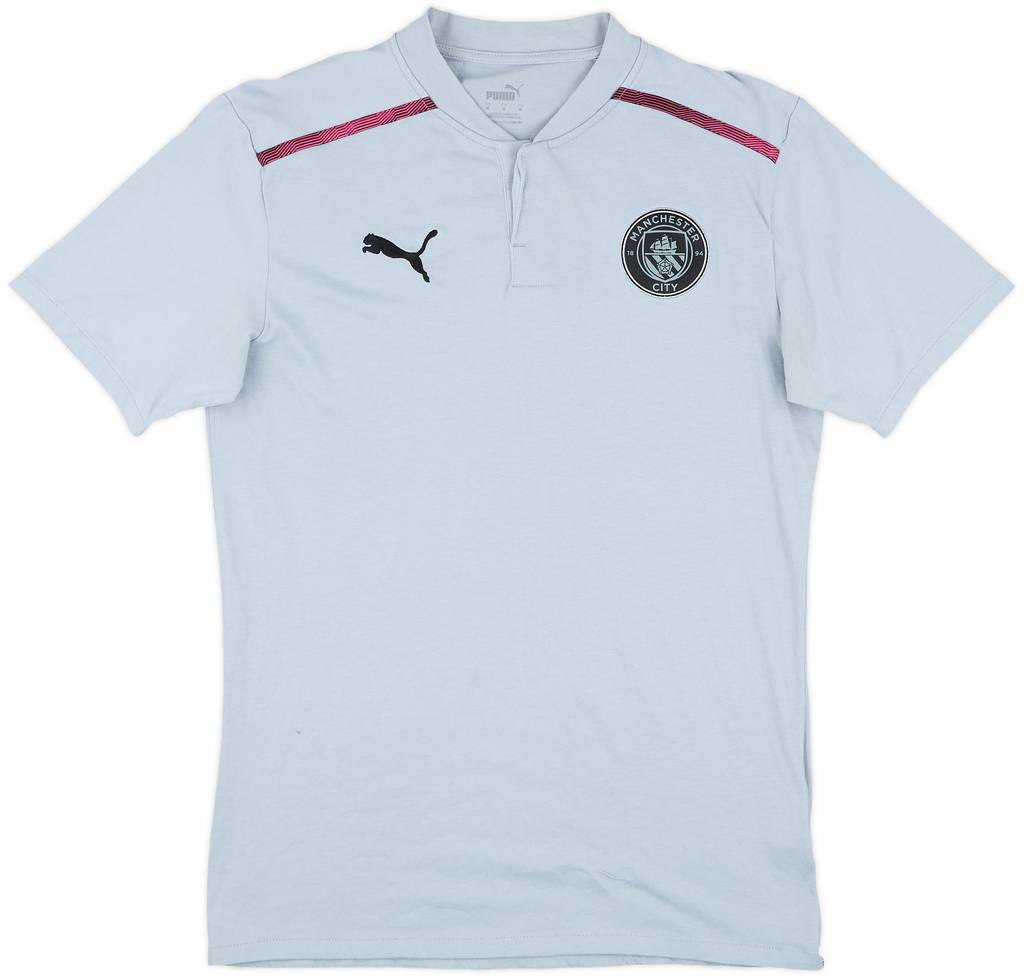 2021-22 Manchester City Puma Polo Shirt - 8/10 - (M)
