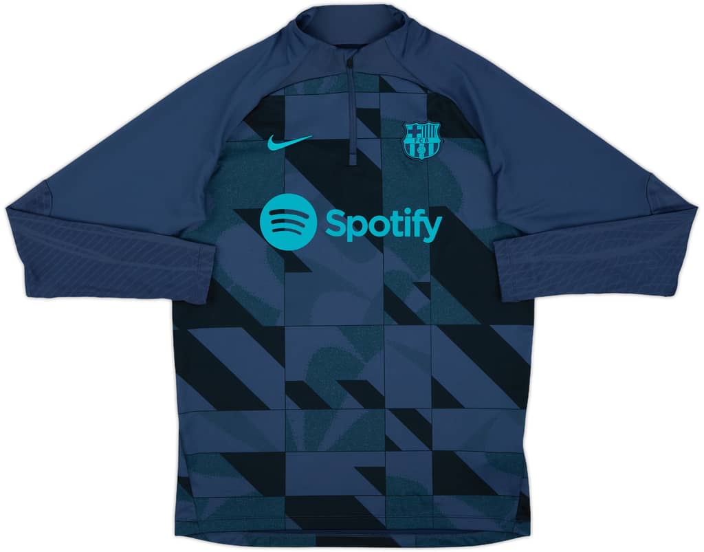 2023-24 Barcelona Nike 1/4 Zip Drill Top - 9/10 - (M)