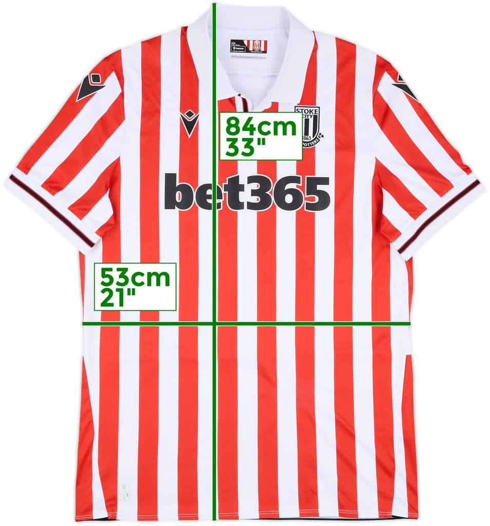 2023-24 Stoke City Home Shirt - 6/10 - (XXL)