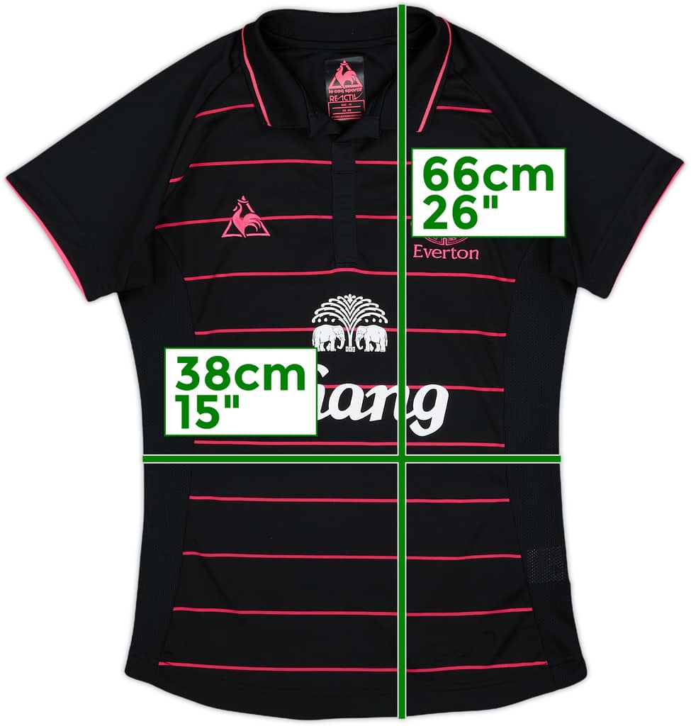 2009-10 Everton Away Shirt - 9/10 - (Women's S)