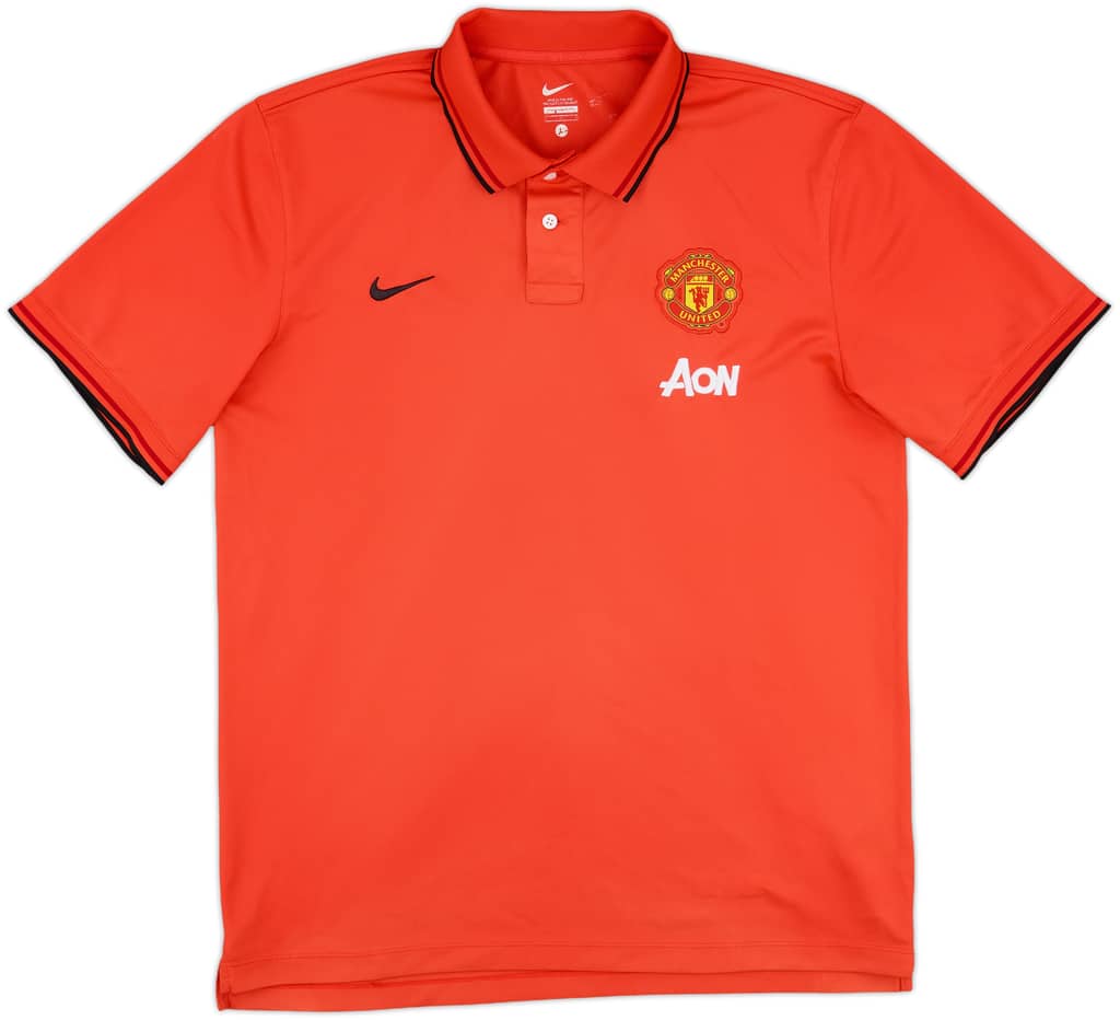 2014-15 Manchester United Nike Polo Shirt - 9/10 - (L)