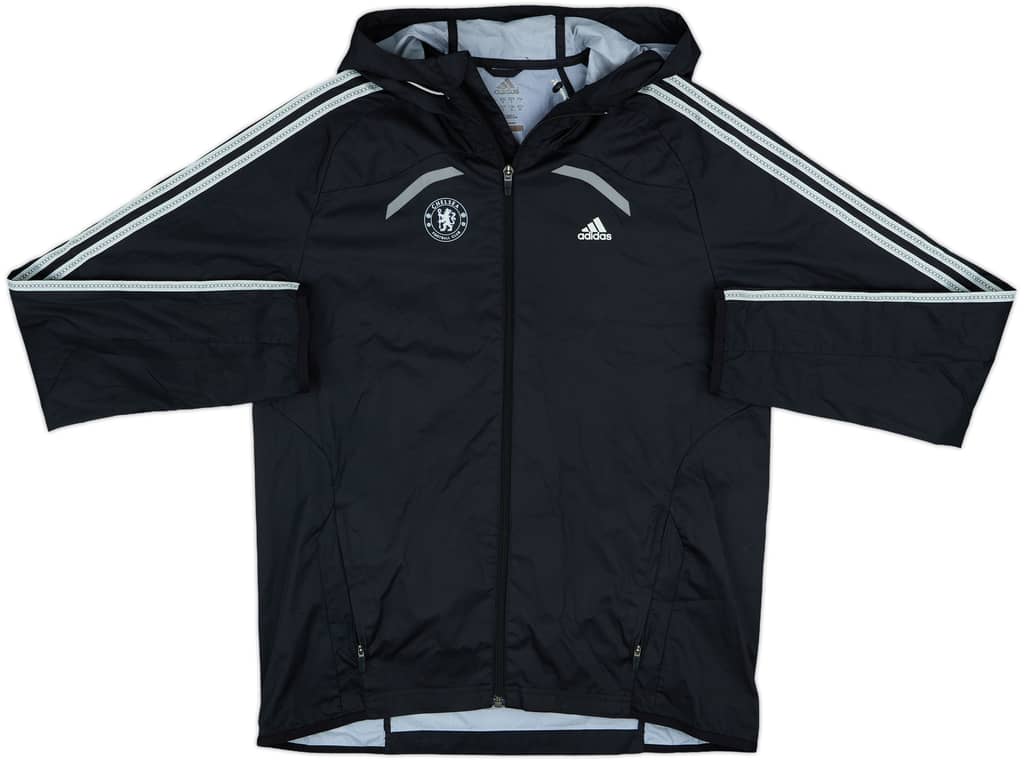 2009-10 Chelsea adidas Hooded Track Jacket - 8/10 - (S)