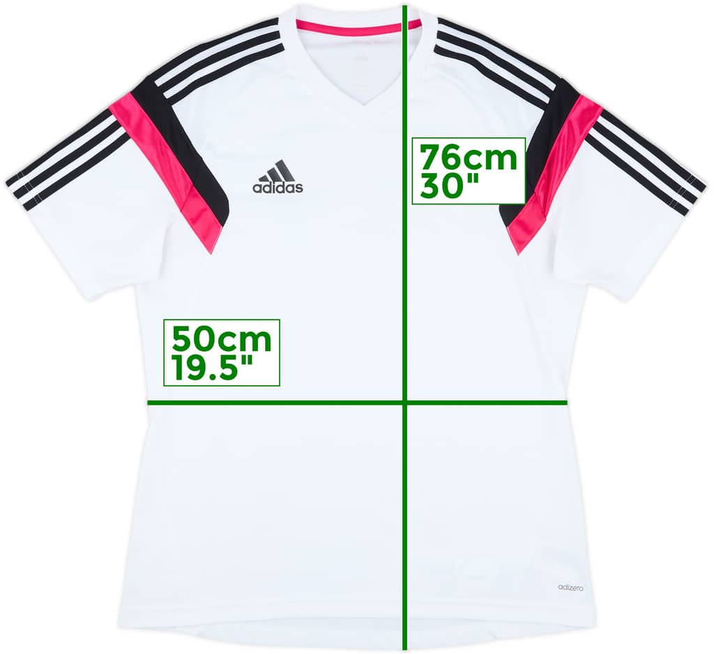 2014-15 Real Madrid adizero Training Shirt - 10/10 - (L)