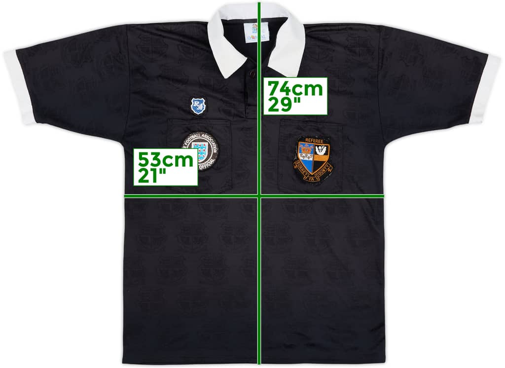 1990s Surrey County RA Referee Shirt - 8/10 - (L)