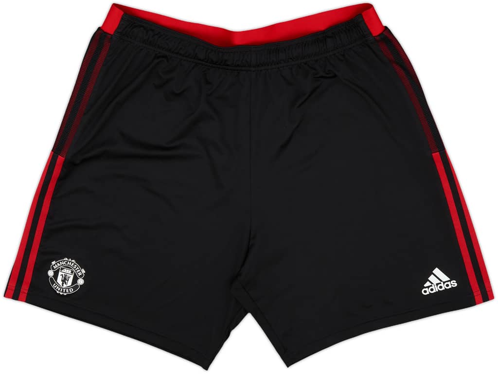 2021-22 Manchester United adidas Training Shorts - 10/10 - (XL)