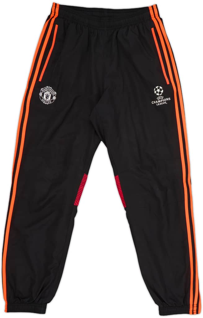 2015-16 Manchester United CL adidas Track Pants/Bottoms - 9/10 - (M)