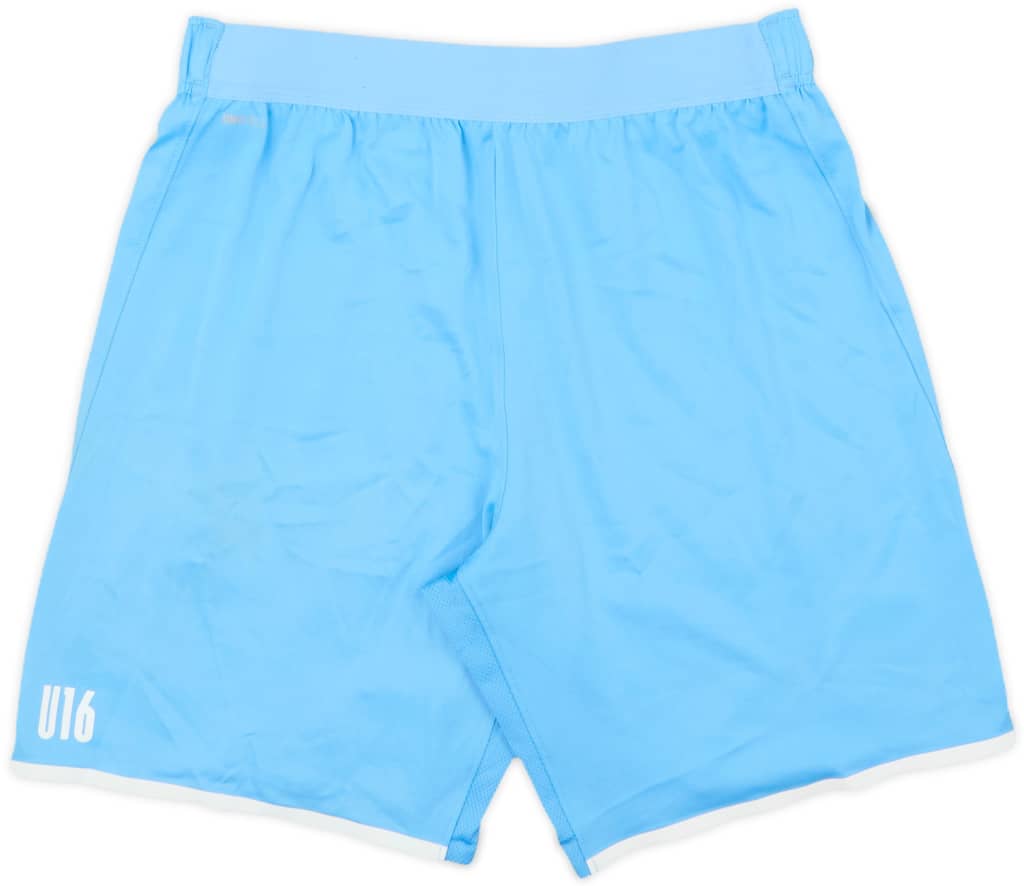 2021-22 Manchester City Player Issue Home Shorts 'U16's' - 10/10 - (M)