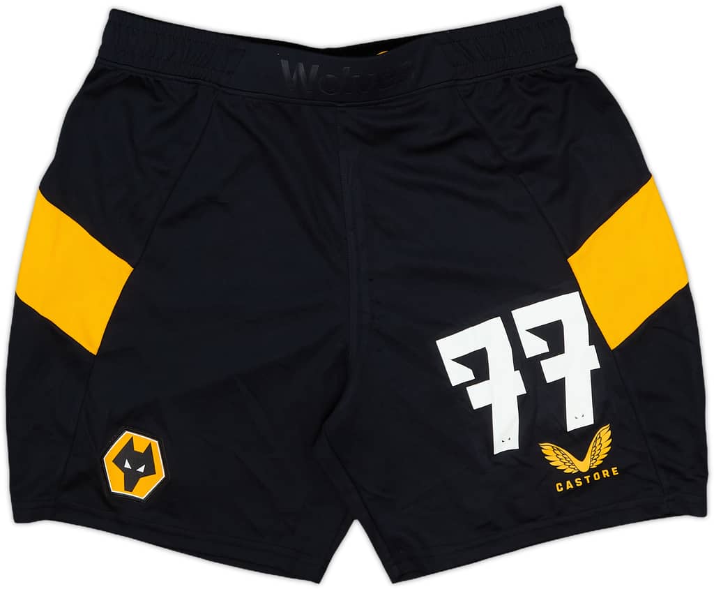 2021-22 Wolves Player Issue Home Shorts #77 - 9/10 - (M)