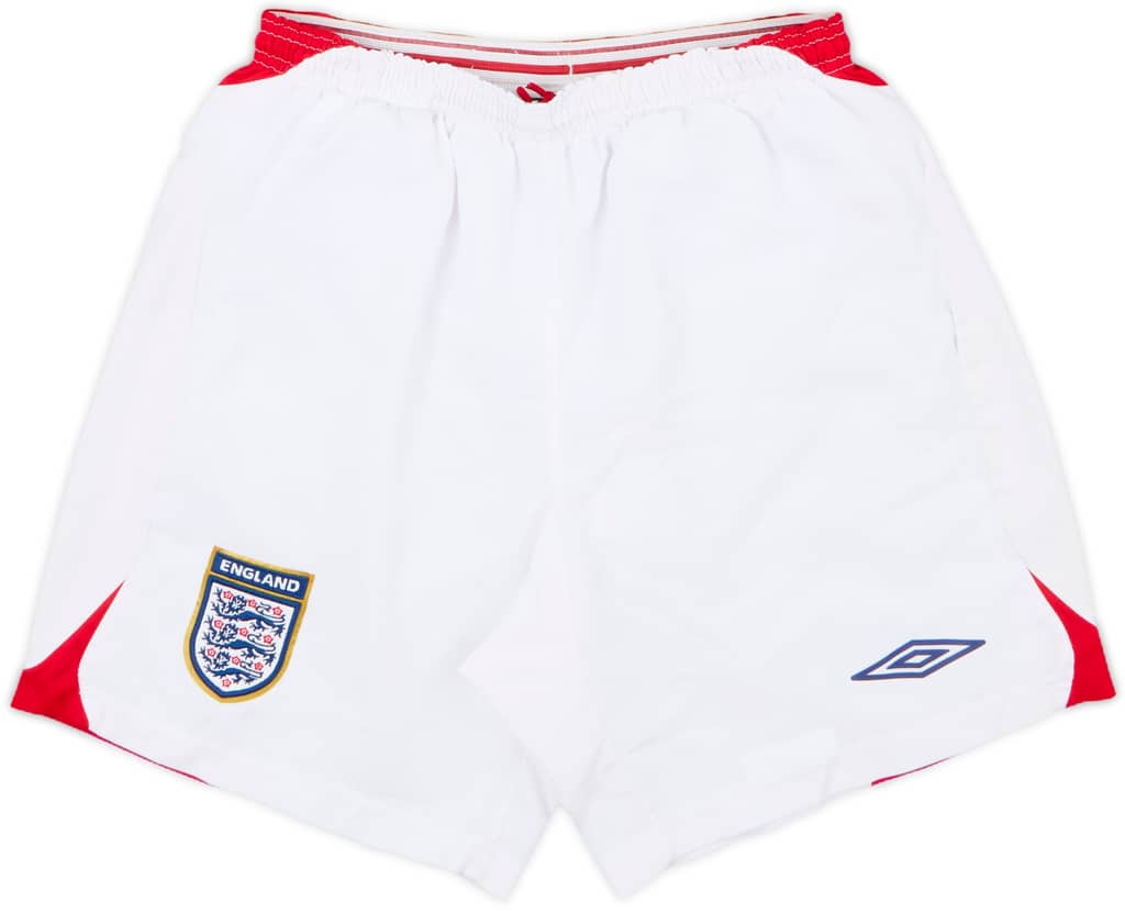 2005-07 England Away Shorts - 8/10 - (M)