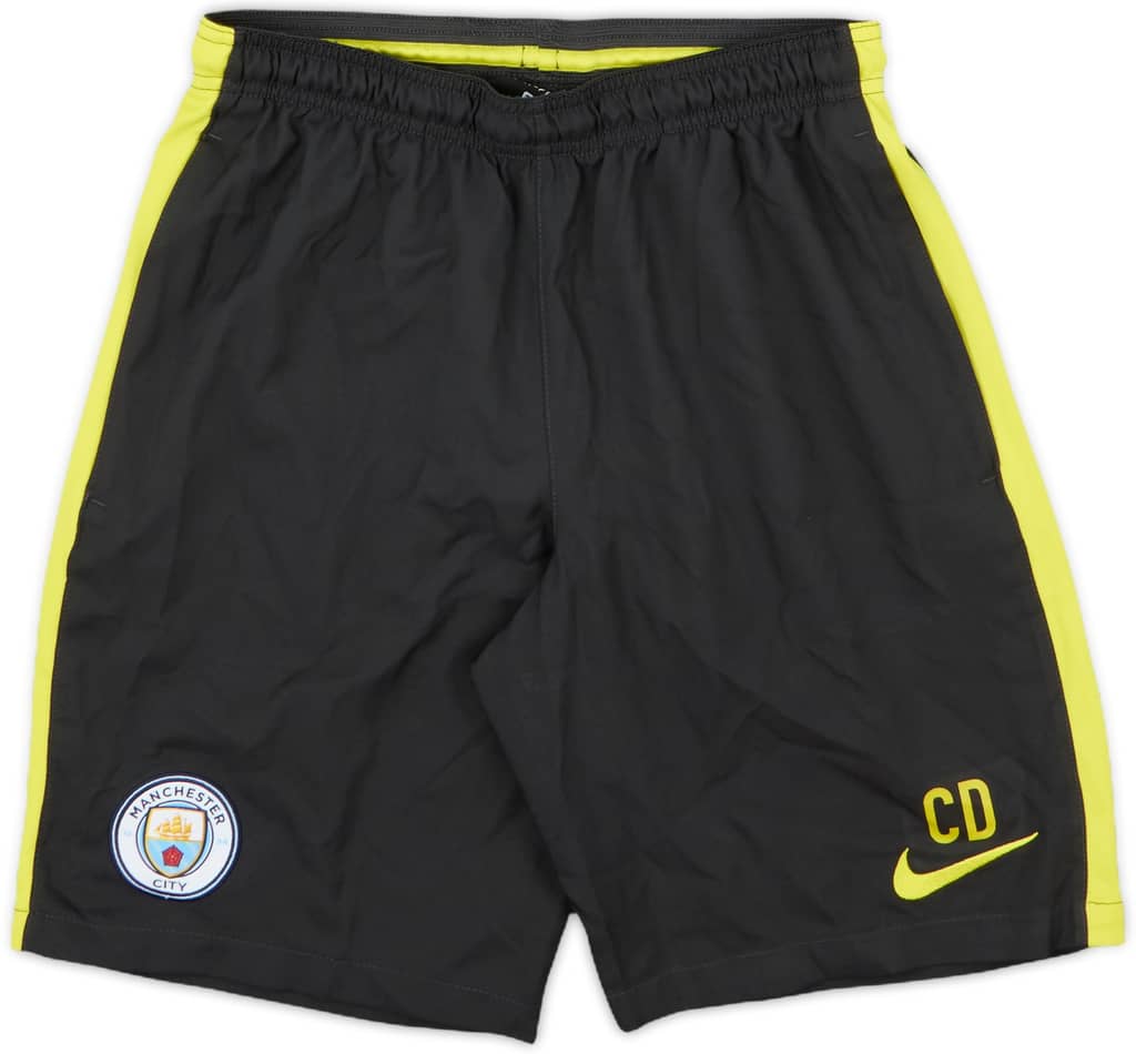 2016-17 Manchester City Staff Issue Nike Training Shorts 'CD' - 9/10 - (S)